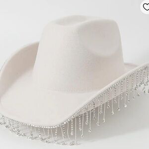 Sequin Cowboy Fringe Hat